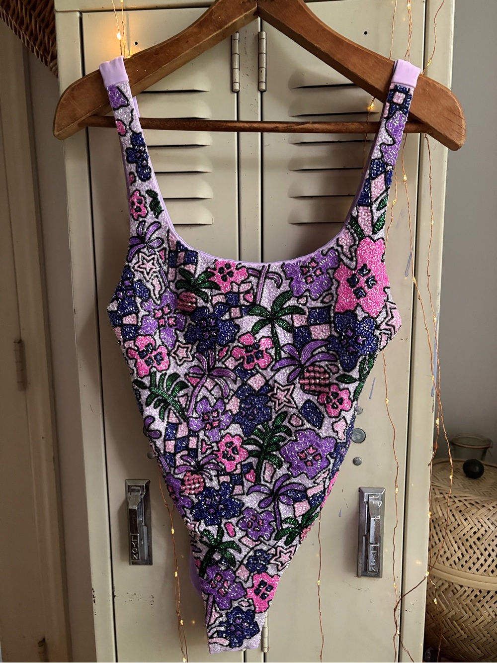 Oceanus Fia Hand-Beaded One Piece Swimsuit NWOT - Picture 14 of 16